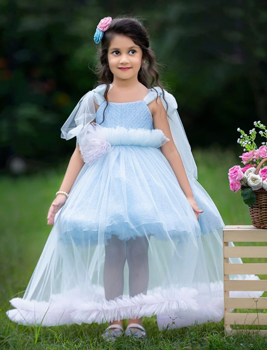 Amazon.com: Toddler Kids Girls Puff Sleeve Net Gauze Tutu Princess Dress  Romantic Prom Party Dress O-Neck Tulle Mini Dress 2-8Y : Clothing, Shoes &  Jewelry